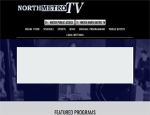 Tablet Screenshot of northmetrotv.com